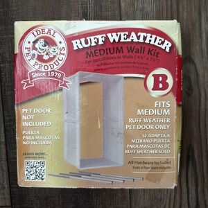 Ruff Weather Medium *Wall Kit NIB For Installation In Walls 4.3/4"x7.1/4"
